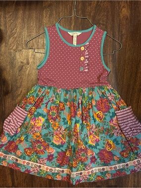 Matilda Jane Dress with pockets Girls 8
